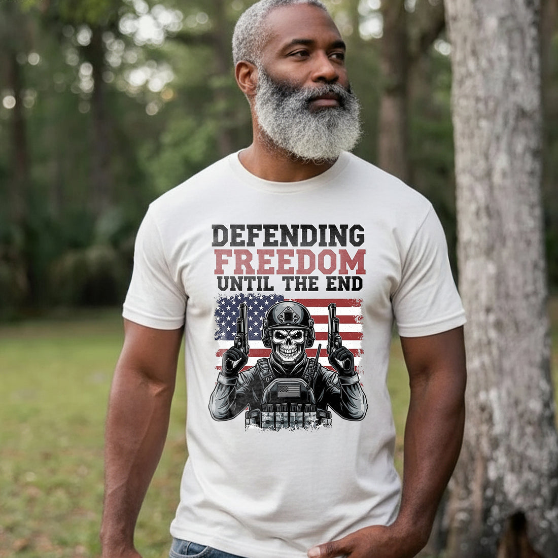 Defending Freedom Until the End US T-Shirt