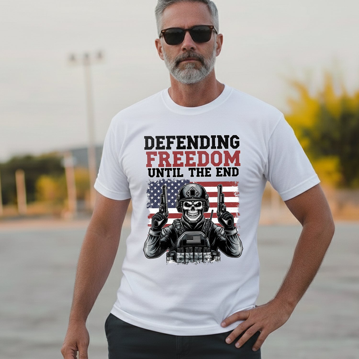 Defending Freedom Until the End US T-Shirt