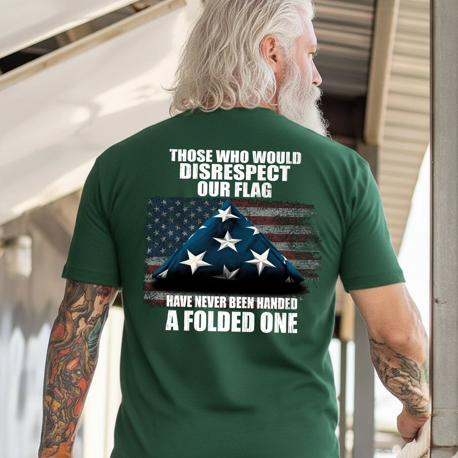 Those Who Disrespect Our Flag Never T-Shirt