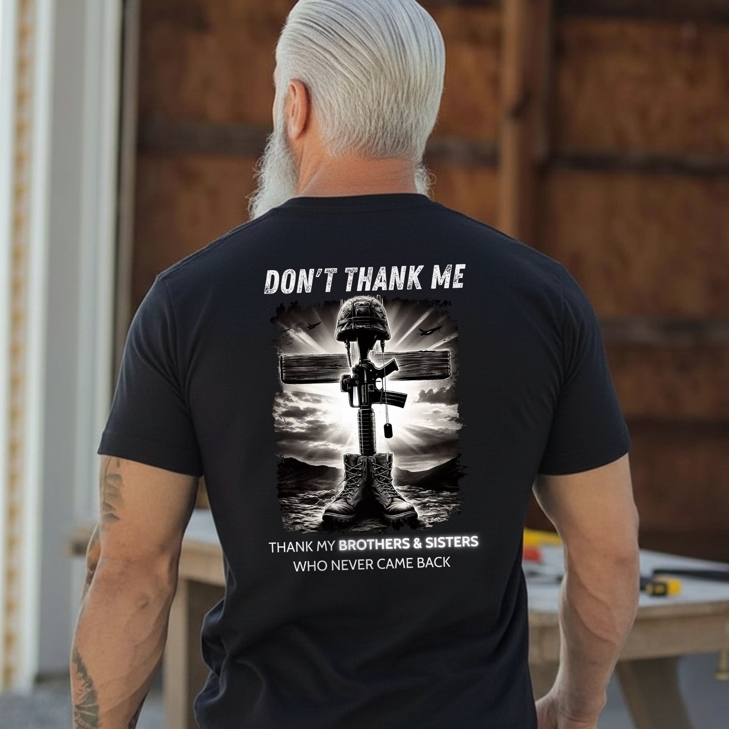 Don’t Thank Me Thank My Brothers T-Shirt Secondary image