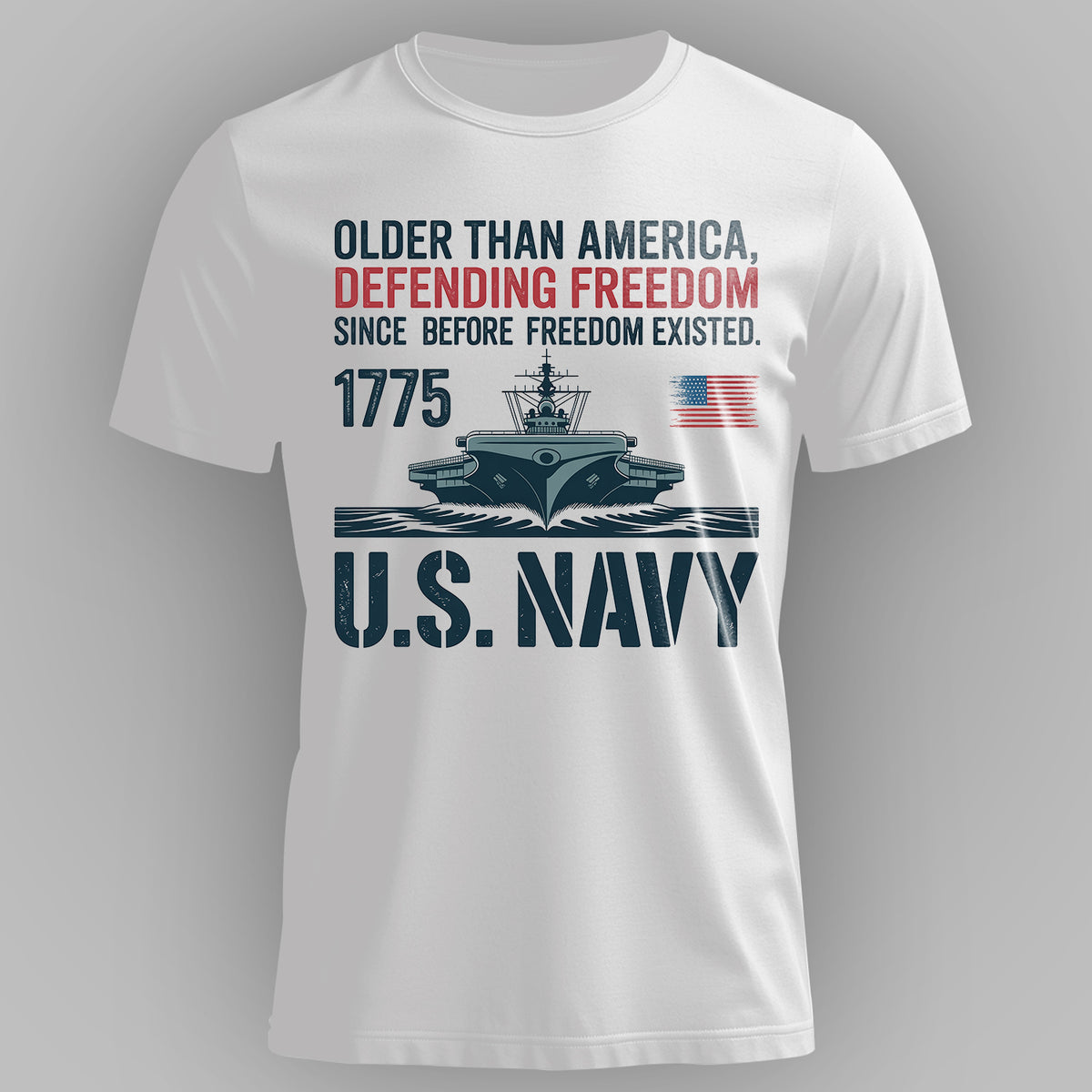 Older Than America Defending Freedom Since T-Shirt Main image