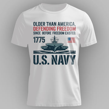 Older Than America Defending Freedom Since T-Shirt