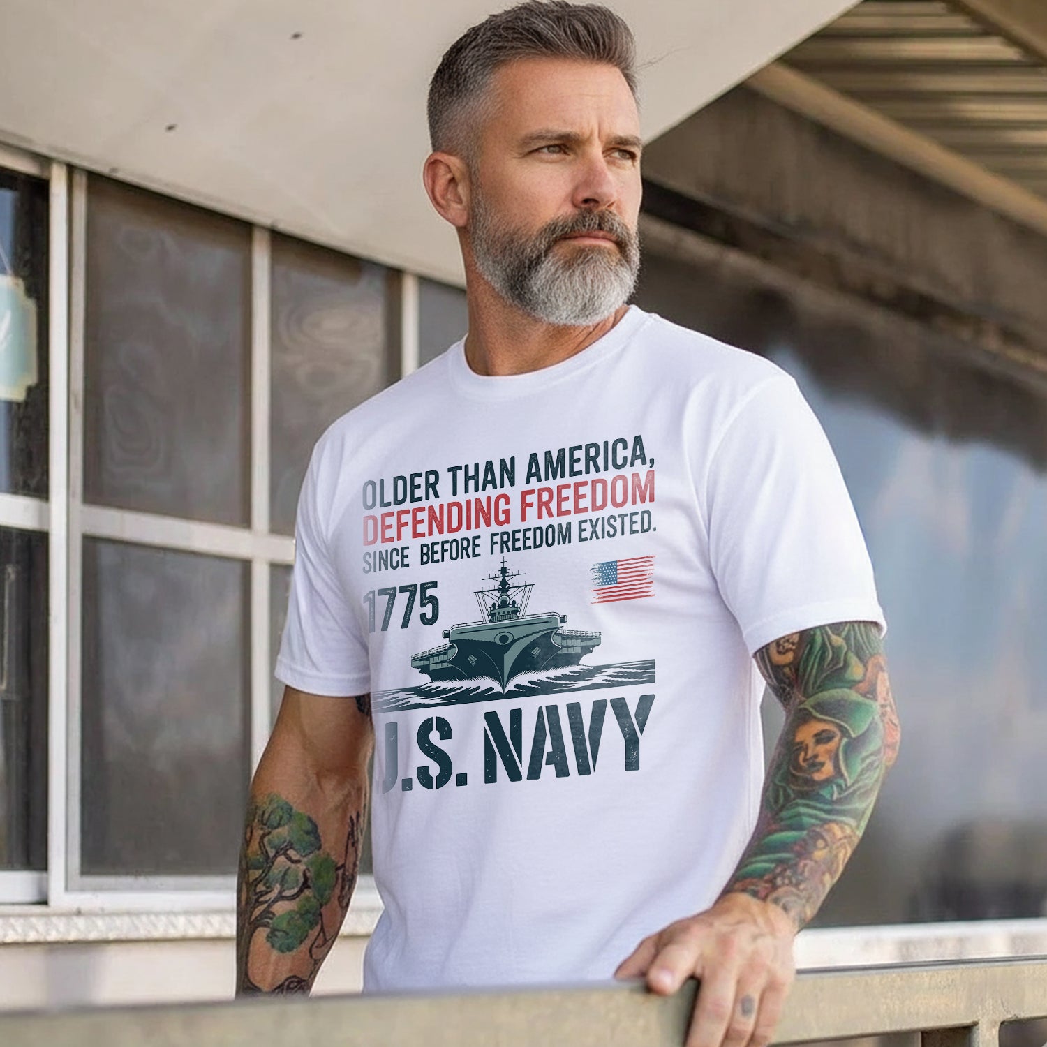 Older Than America Defending Freedom Since T-Shirt