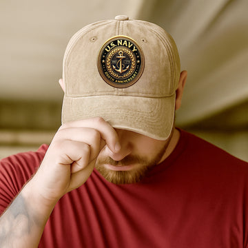 US Navy 1775–2025 250th Anniversary Military Veteran Patriotic Tribute Baseball Cap