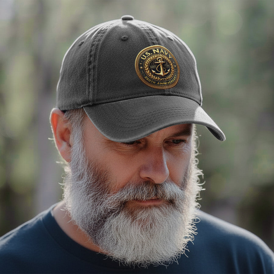 US Navy 250th Anniversary Tribute Baseball Cap