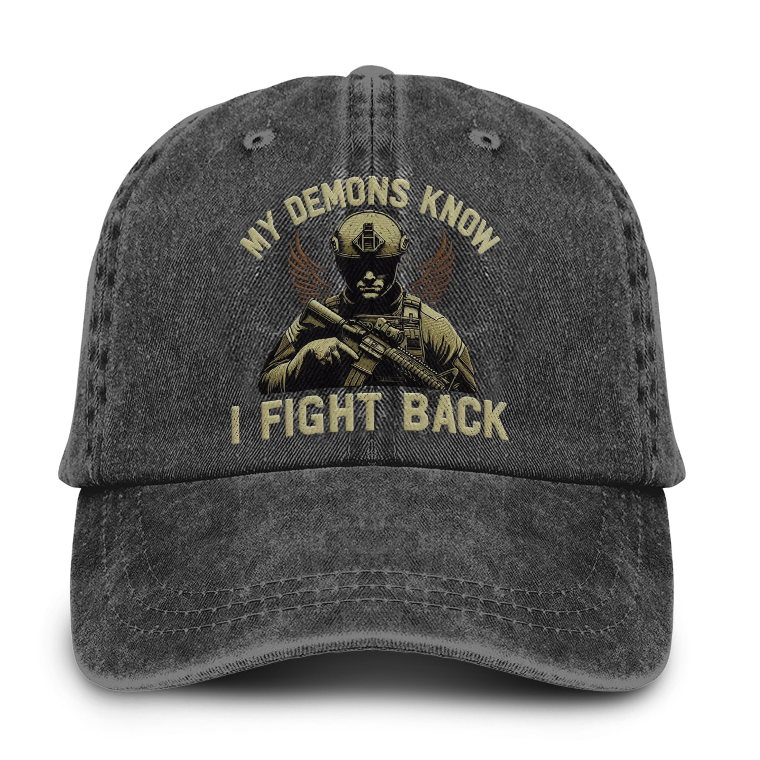 US Military Veteran Strength Tribute Baseball Cap