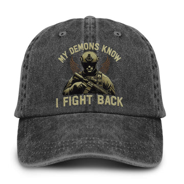 US Military Veteran Strength Tribute Baseball Cap