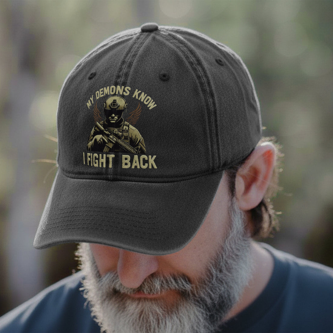 US Military Veteran Strength Tribute Baseball Cap