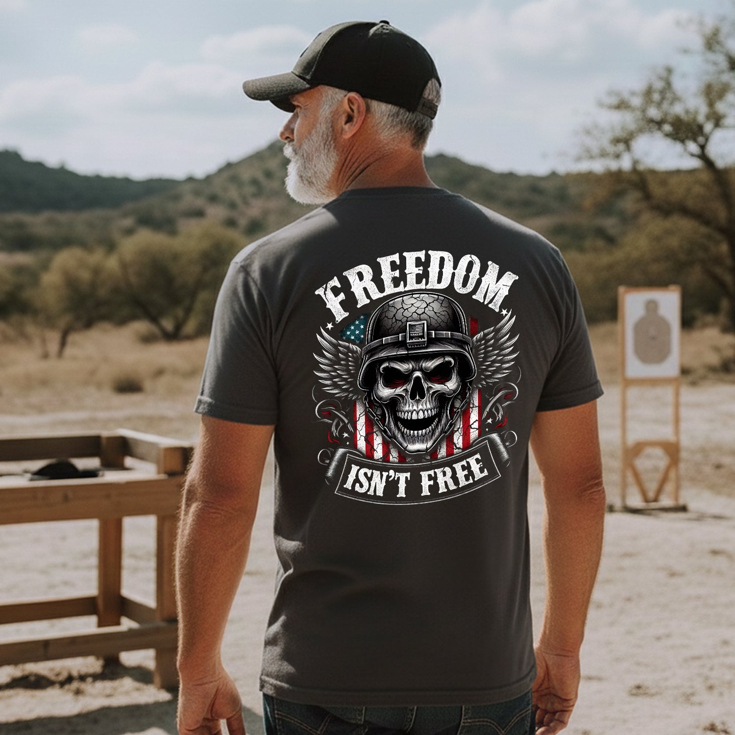 Freedom Isn’t Free US Military Veteran T-Shirt