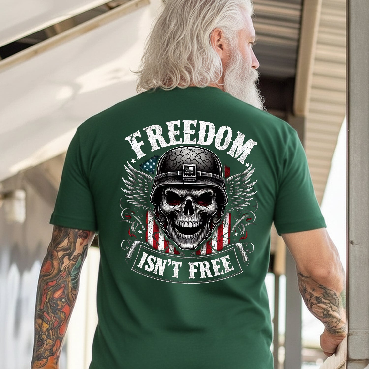 Freedom Isn’t Free US Military Veteran T-Shirt