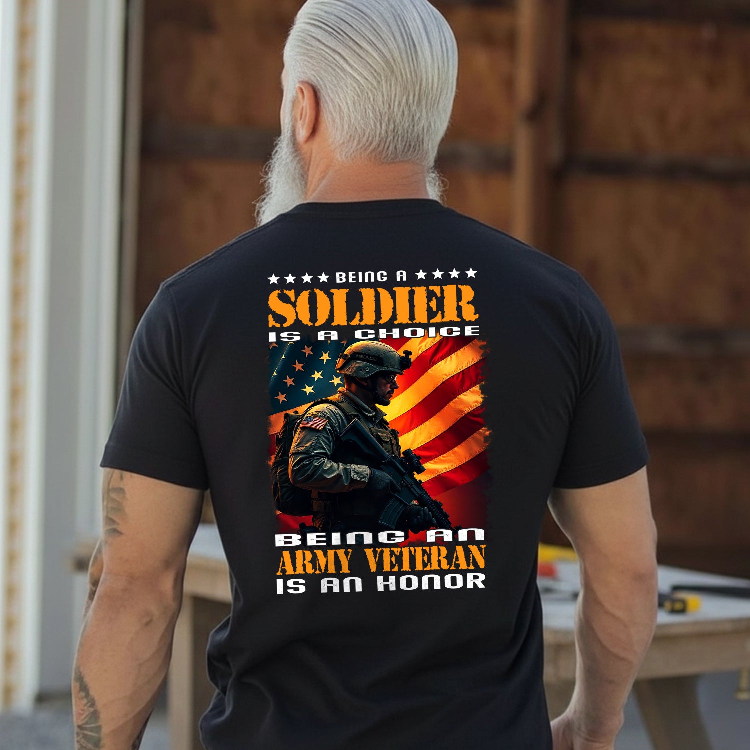 Being a Soldier Is a Choice Being an Army T-Shirt Secondary image