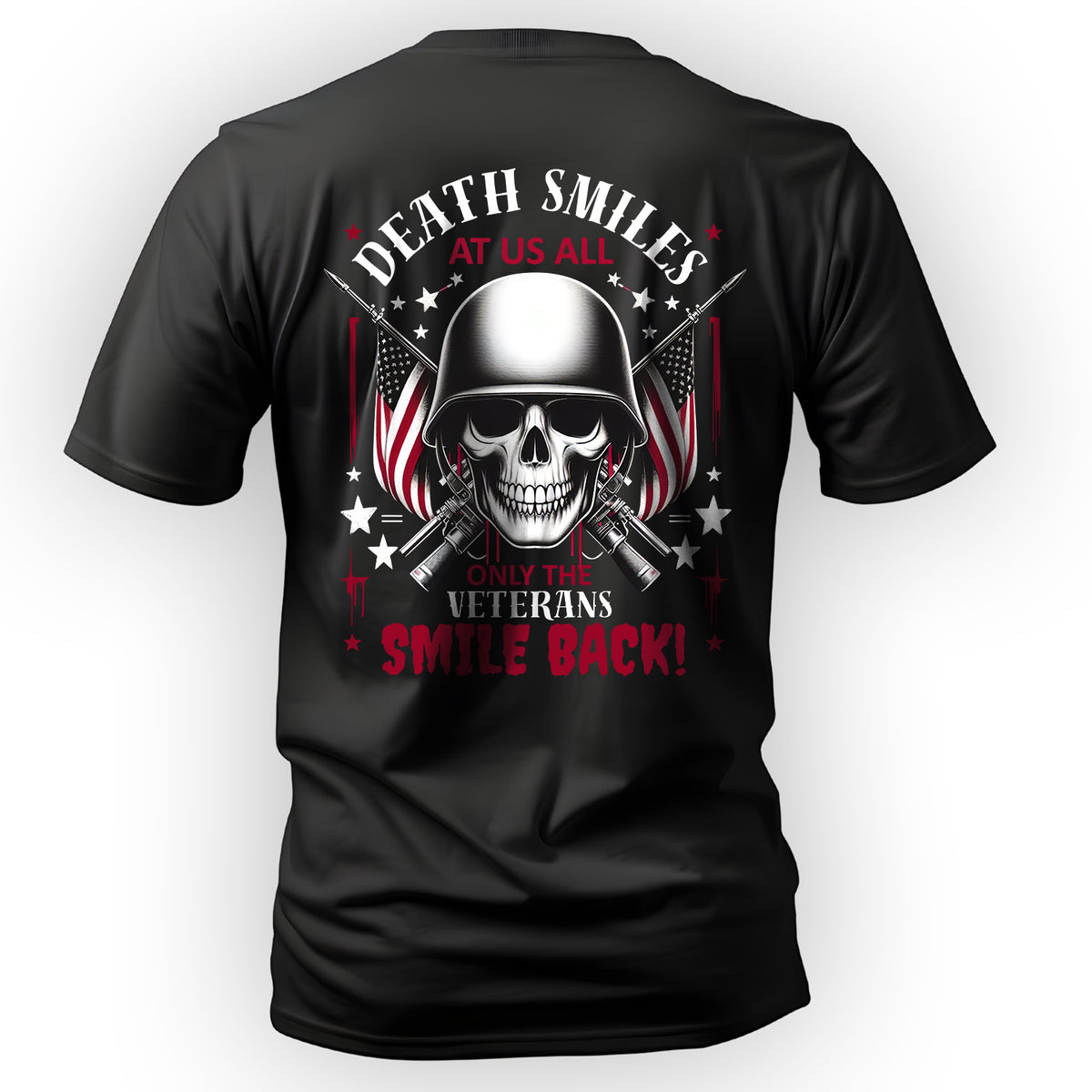 Death Smiles at Us All Only the Veteran T-Shirt Main image