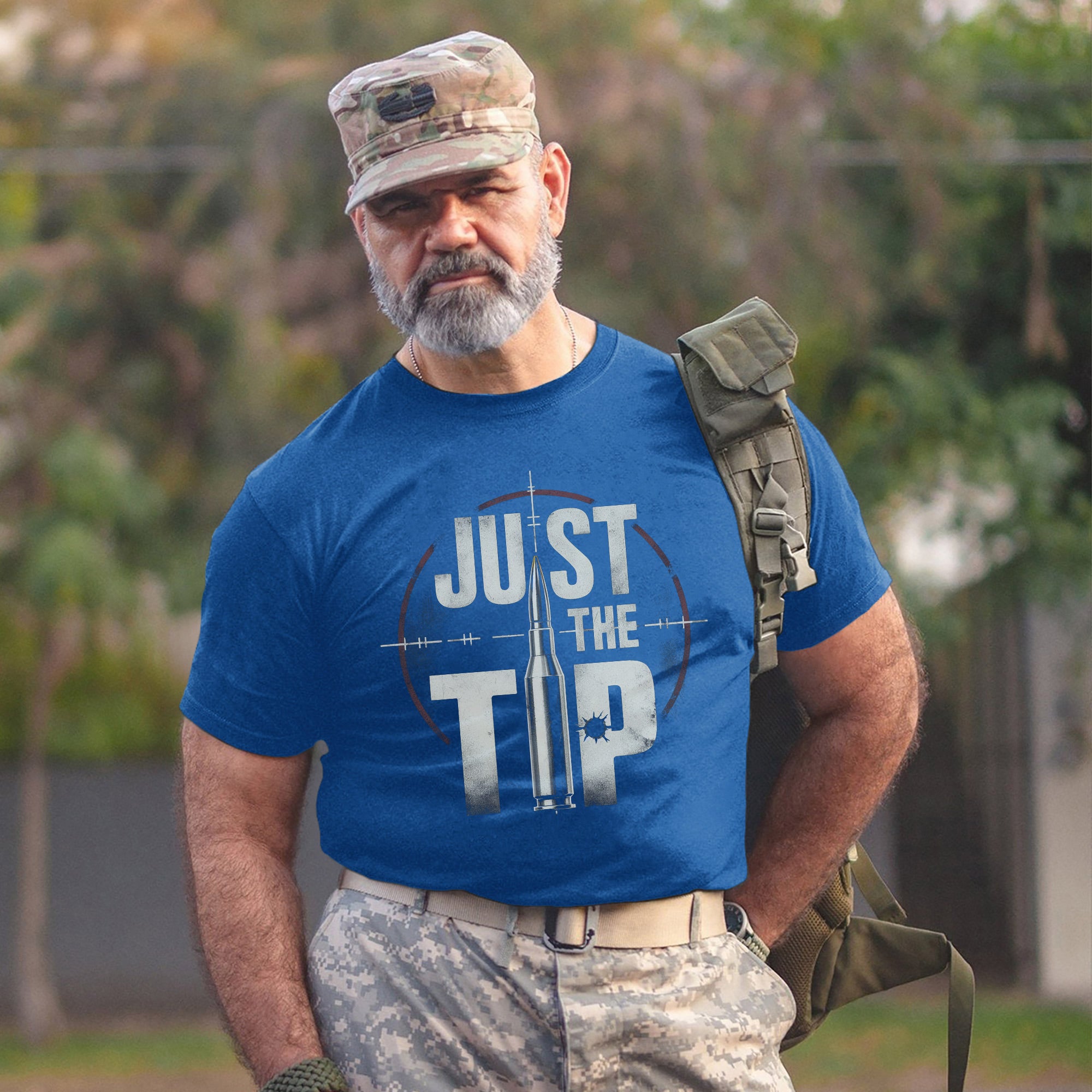 Just the Tip Funny US Military Veteran Patriotic Humor Shirt T-Shirt