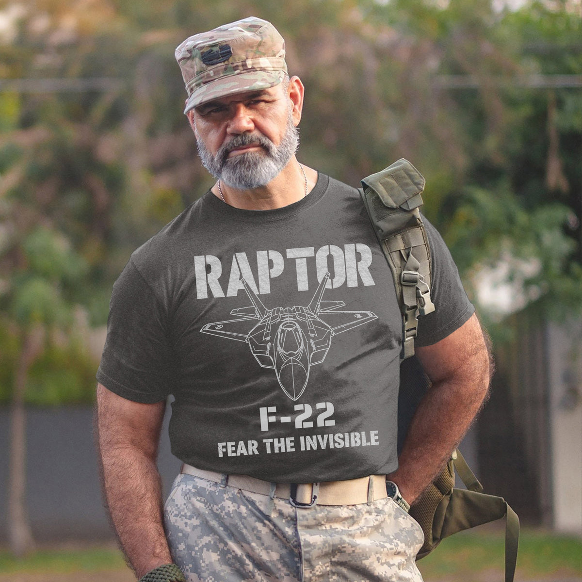 F-22 Raptor Fear the Invisible US Military T-Shirt