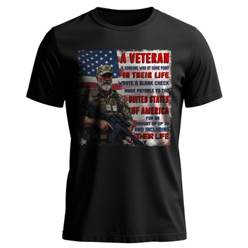 A Veteran Wrote a Blank Check to the T-Shirt
