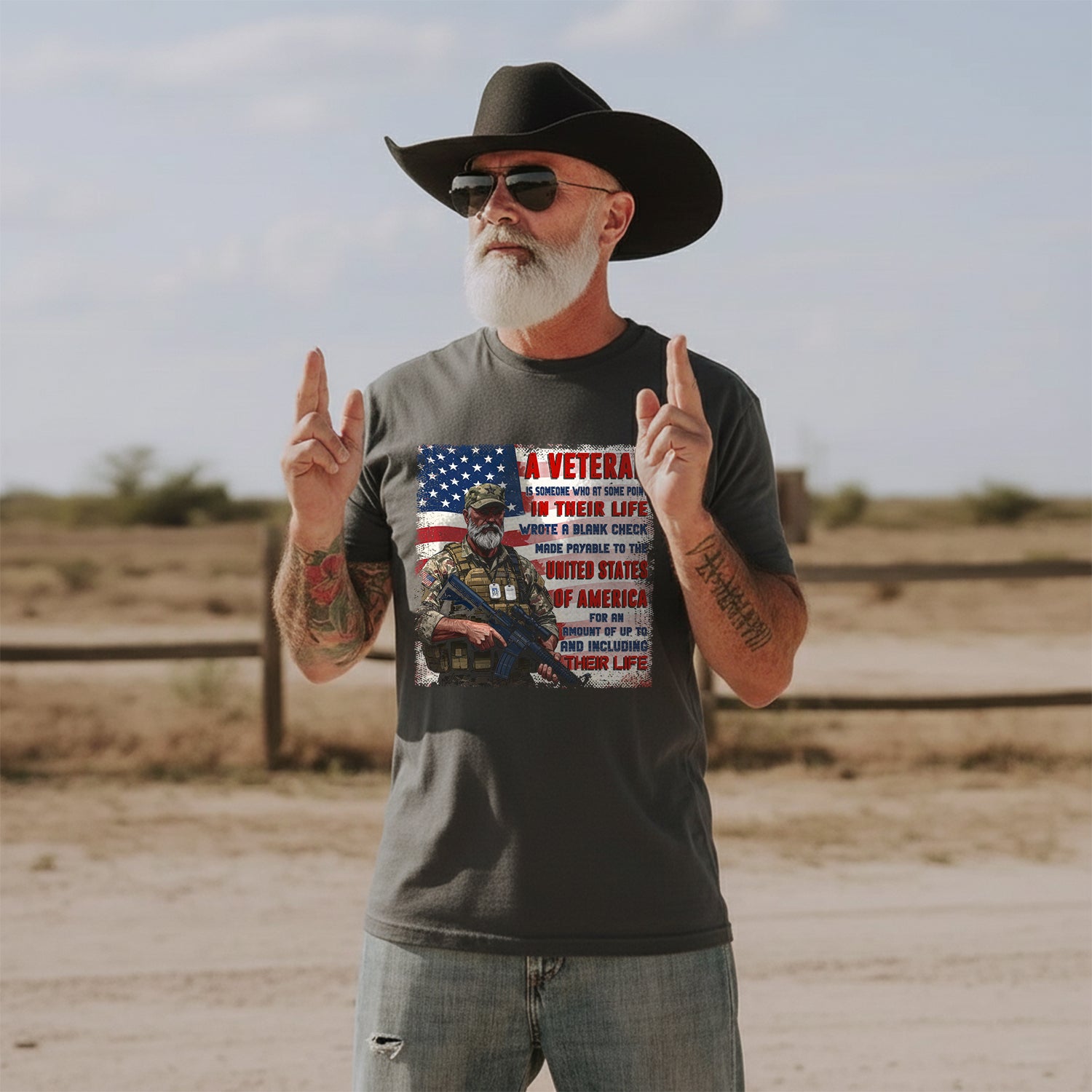 A Veteran Wrote a Blank Check to the T-Shirt