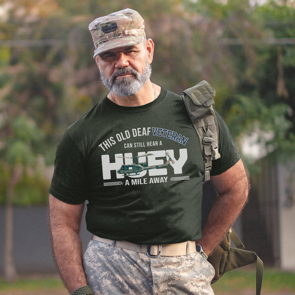 This Old Deaf Vet Can Still Hear a Huey a Mile Away T-Shirt