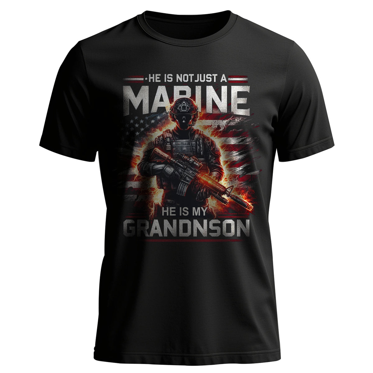 He Is Not Just a Marine He Is My Grandson T-Shirt Main image