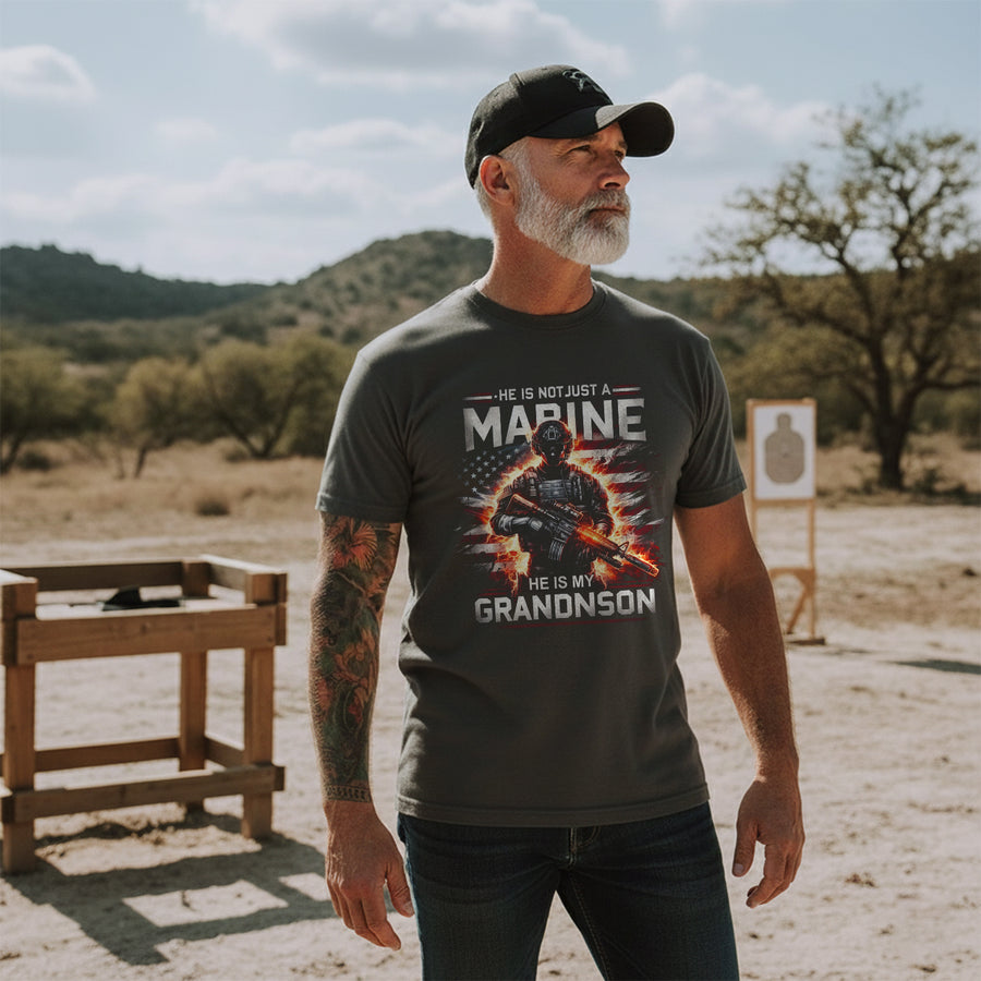 He Is Not Just a Marine He Is My Grandson T-Shirt