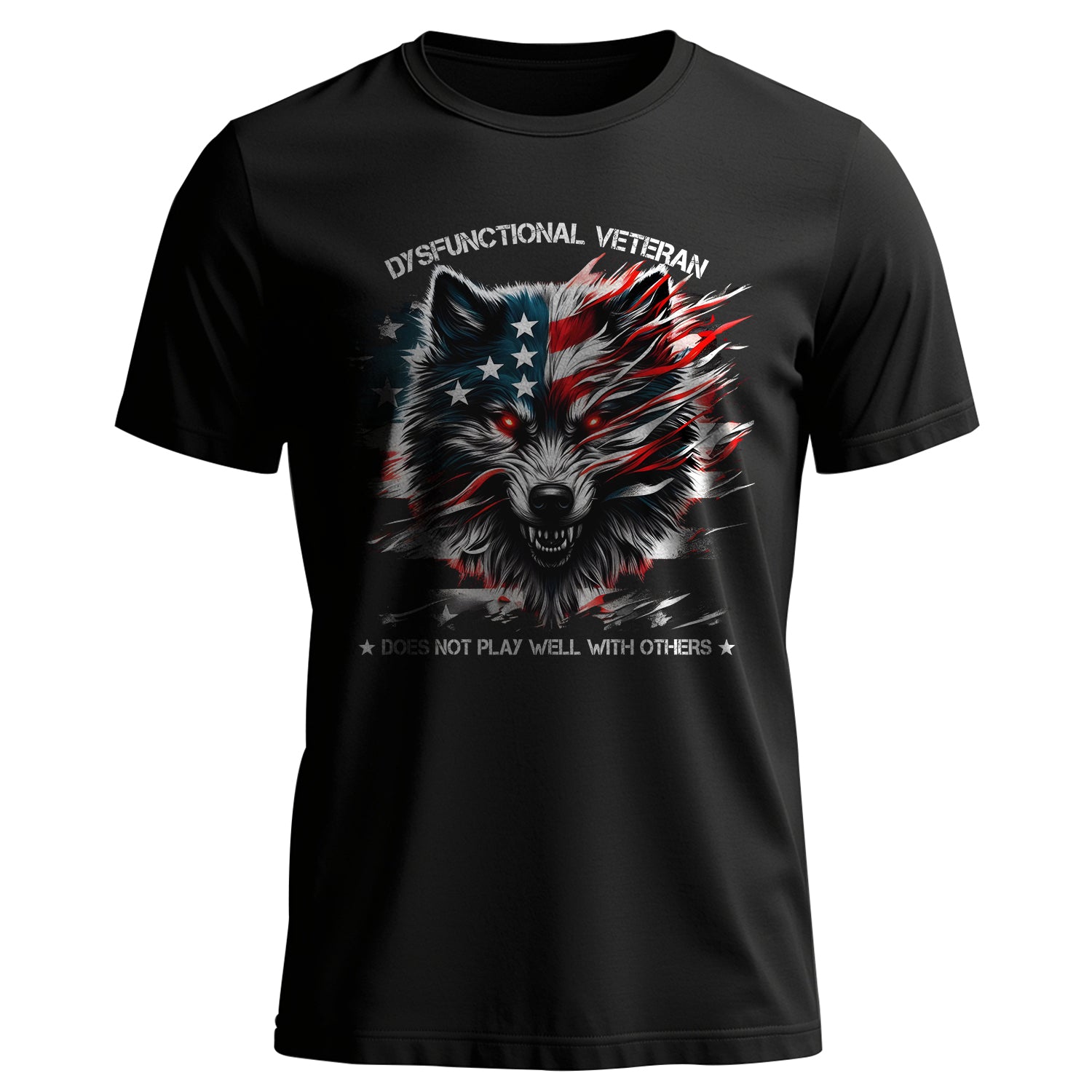 Dysfunctional Veteran Does Not Play Well T-Shirt