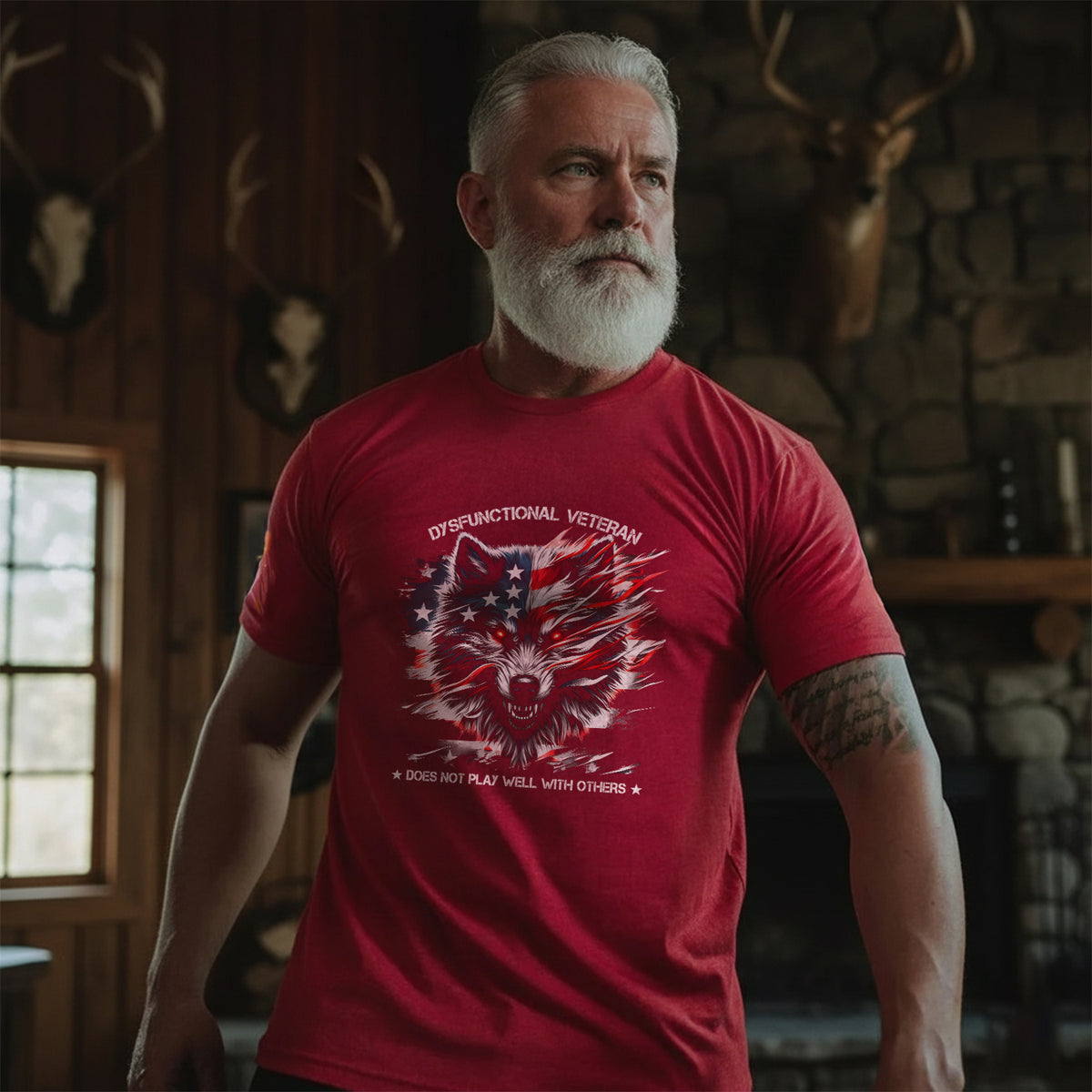Dysfunctional Veteran Does Not Play Well With Others T-Shirt