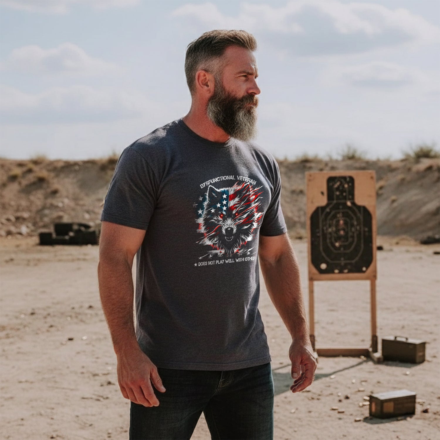 Dysfunctional Veteran Does Not Play Well T-Shirt