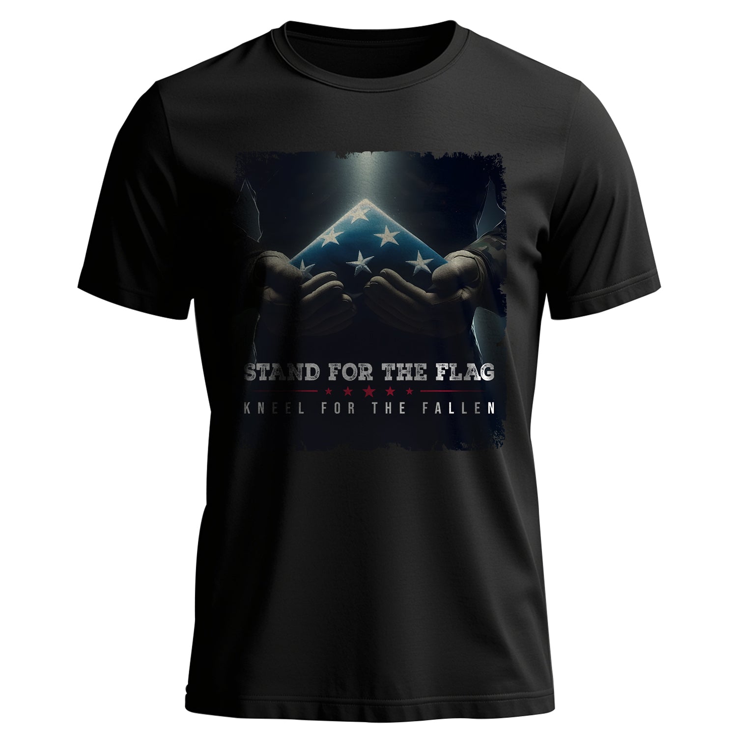 Stand for the Flag Kneel for the Fallen T-Shirt