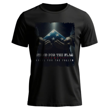 Stand for the Flag Kneel for the Fallen T-Shirt