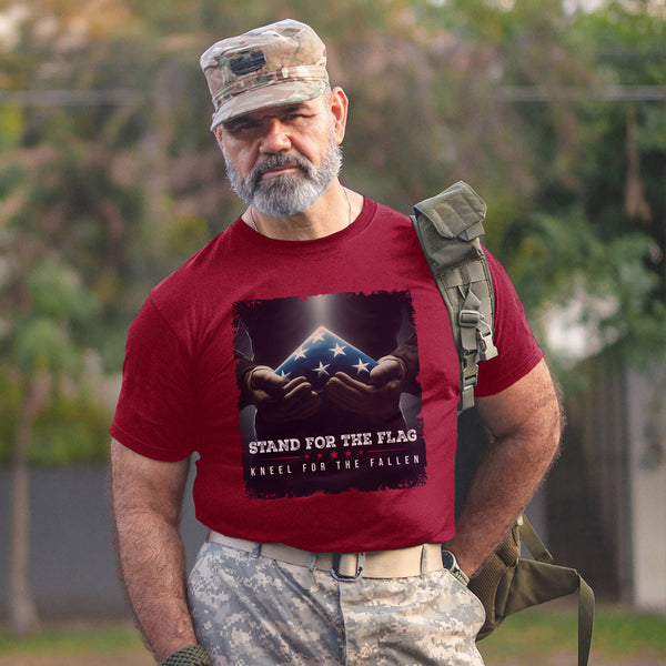 Stand for the Flag Kneel for the Fallen T-Shirt