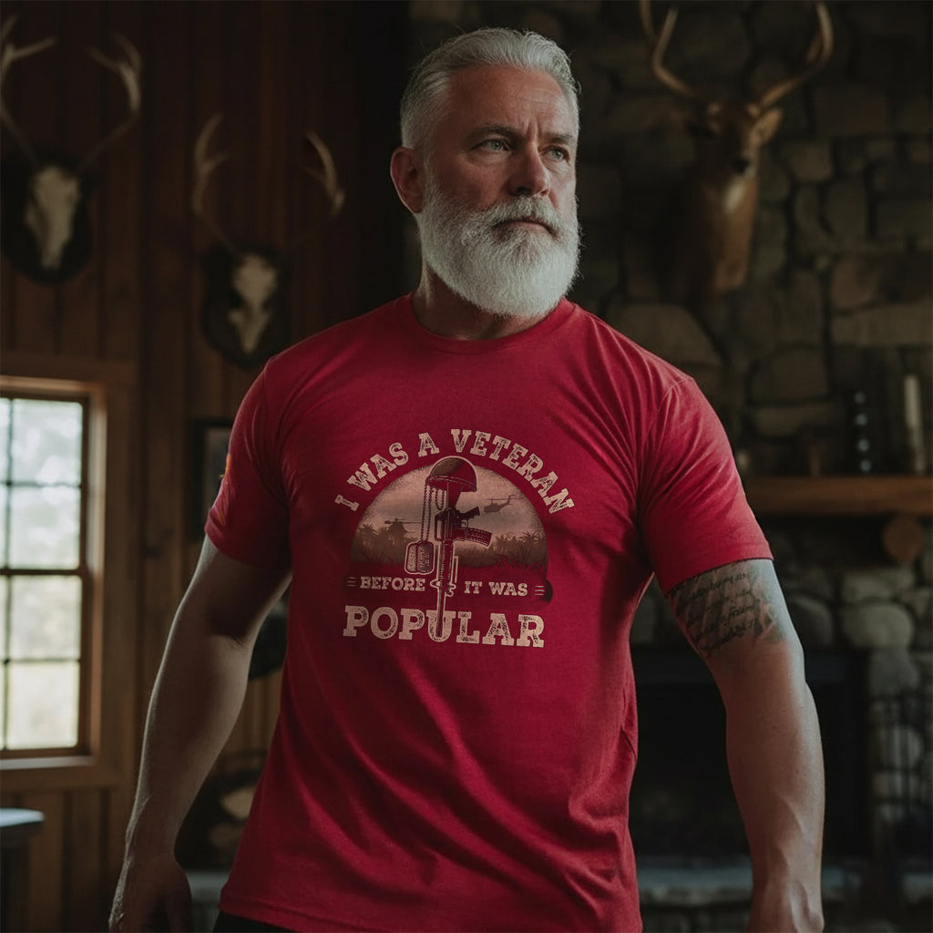 I Was a Veteran Before It Was Popular T-Shirt