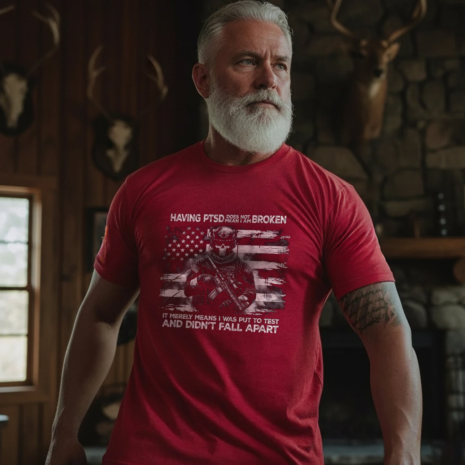 Having PTSD Doesn’t Mean I Am Broken T-Shirt Secondary image