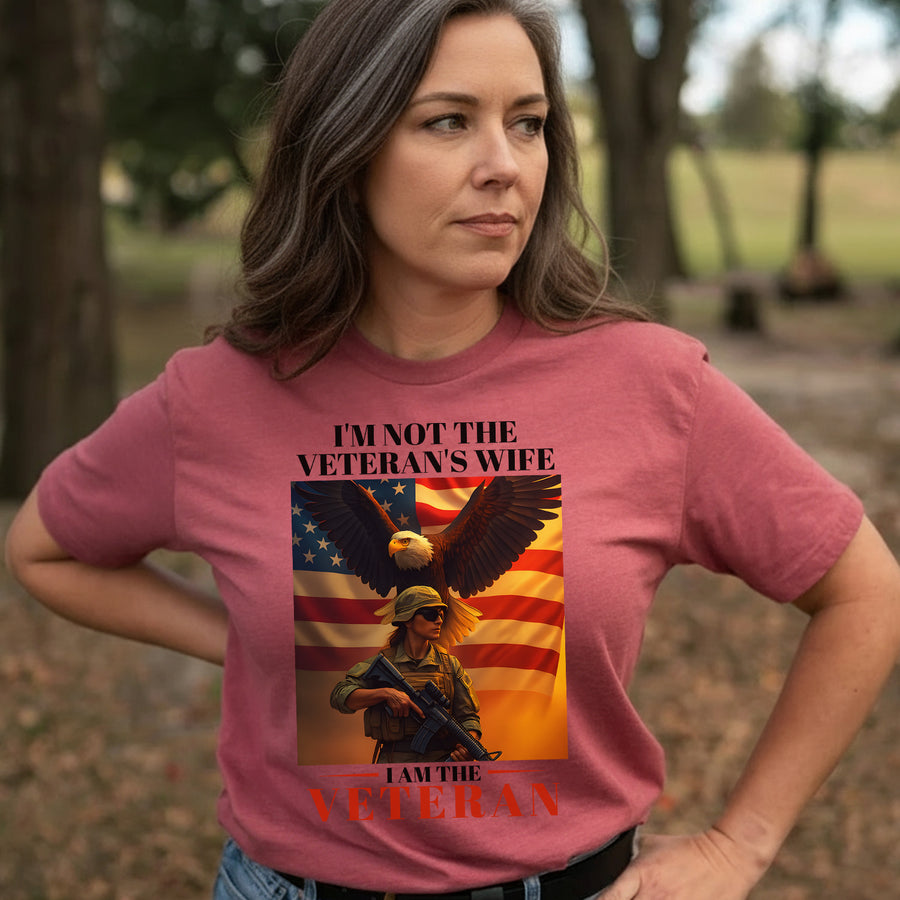 I’m Not the Veteran’s Wife I Am T-Shirt