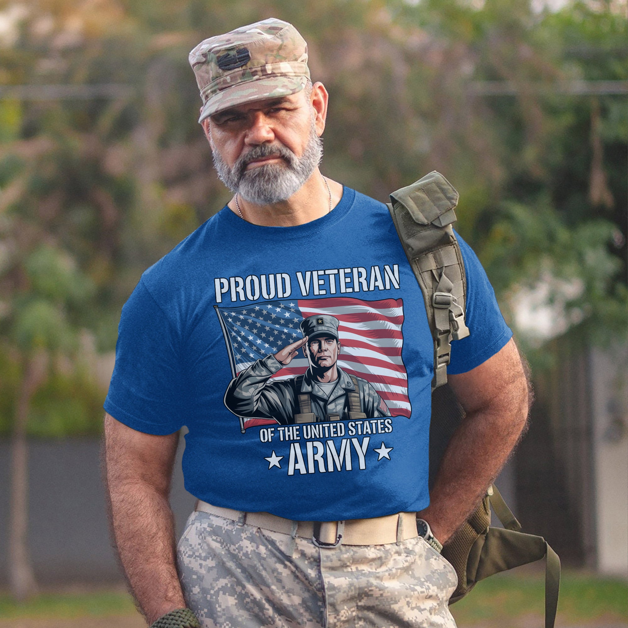 Proud Veteran of the US Army Military Service Patriotic Pride T-Shirt