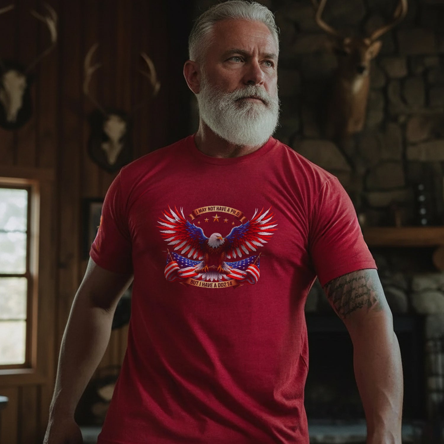 I May Not Have a PhD but I Have a DD214 T-Shirt Secondary image