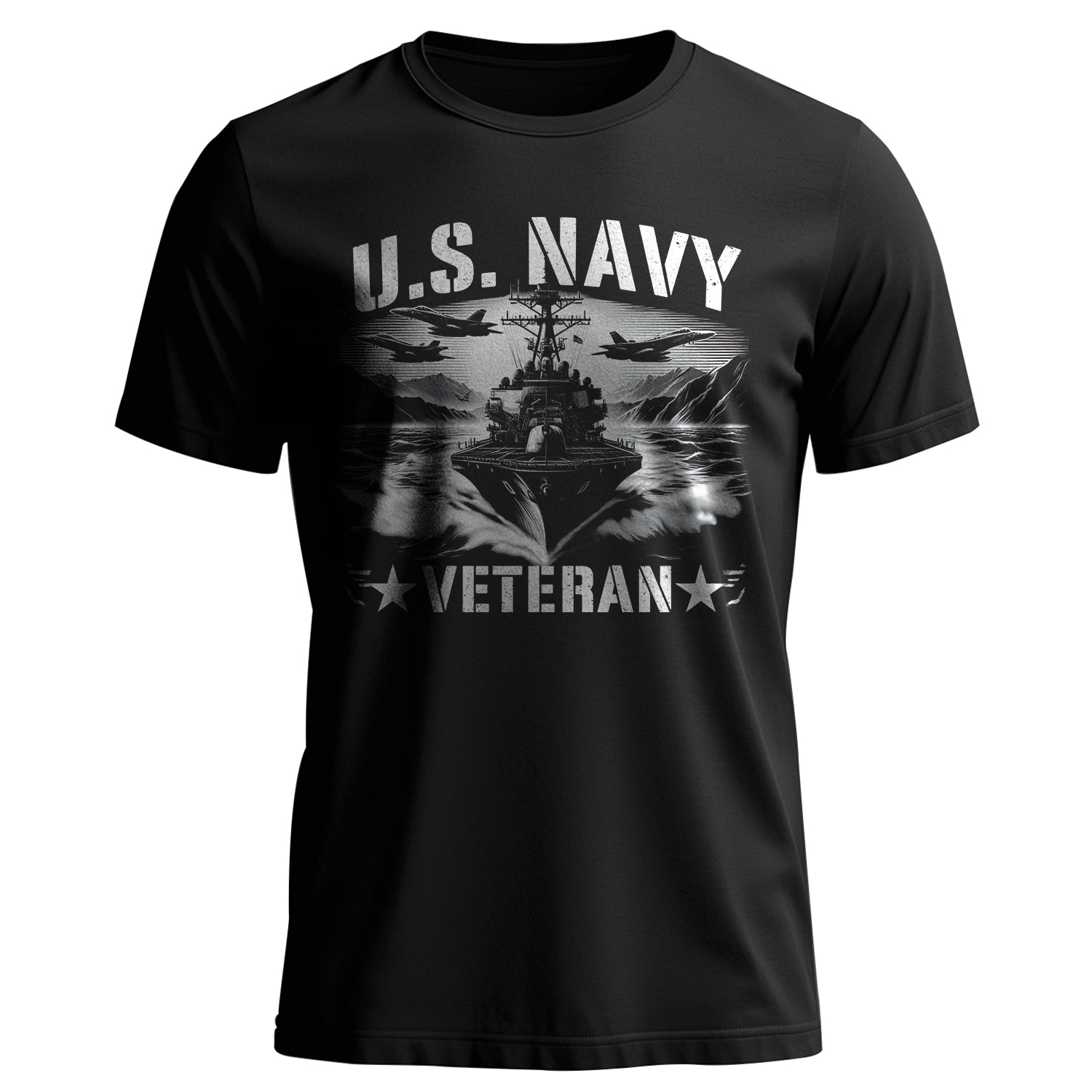 US Navy Veteran Proud Military Service T-Shirt
