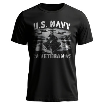 US Navy Veteran Proud Military Service T-Shirt