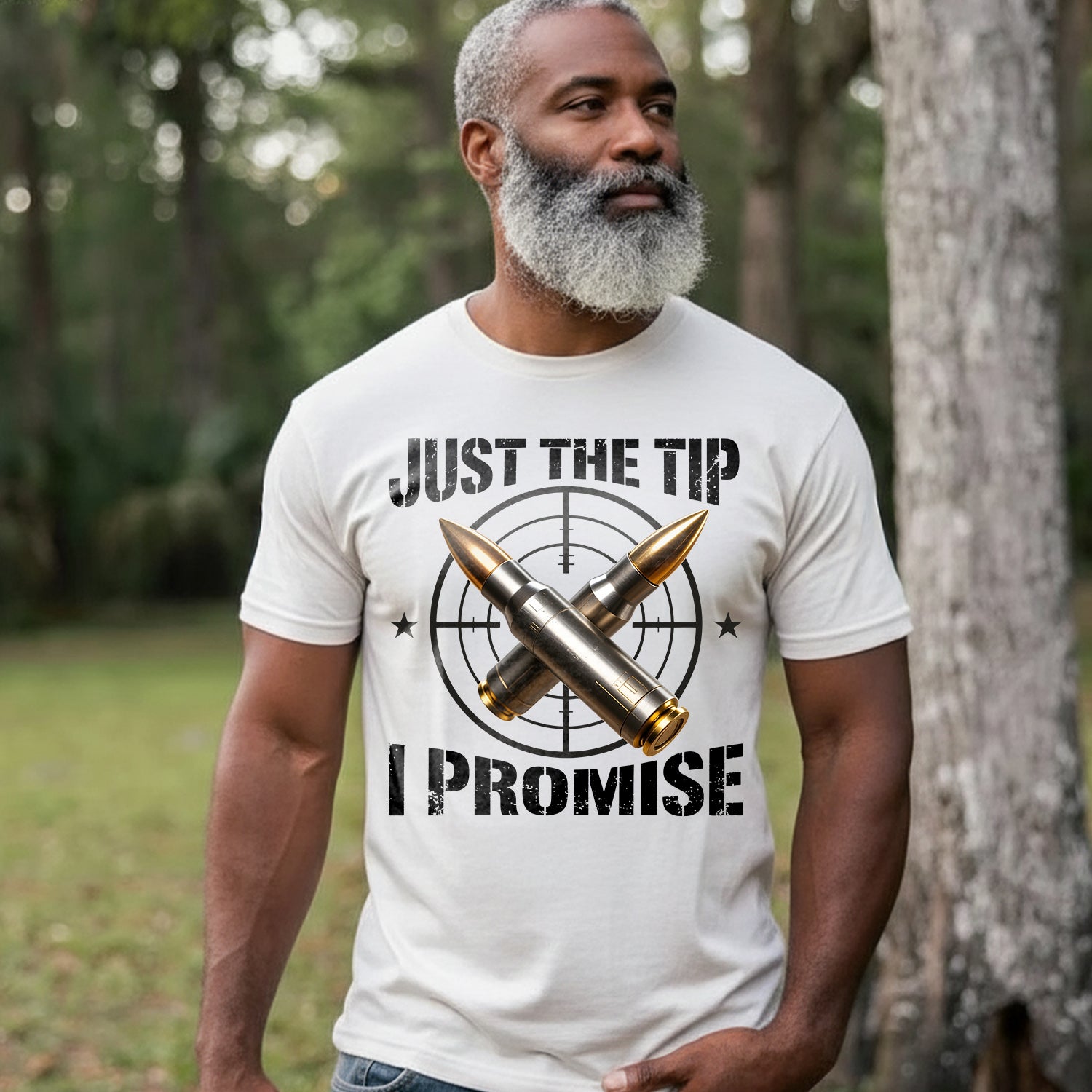 Just the Tip I Promise Funny US Military T-Shirt