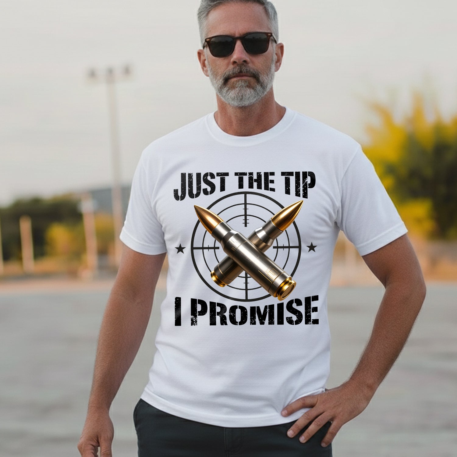 Just the Tip I Promise Funny US Military T-Shirt
