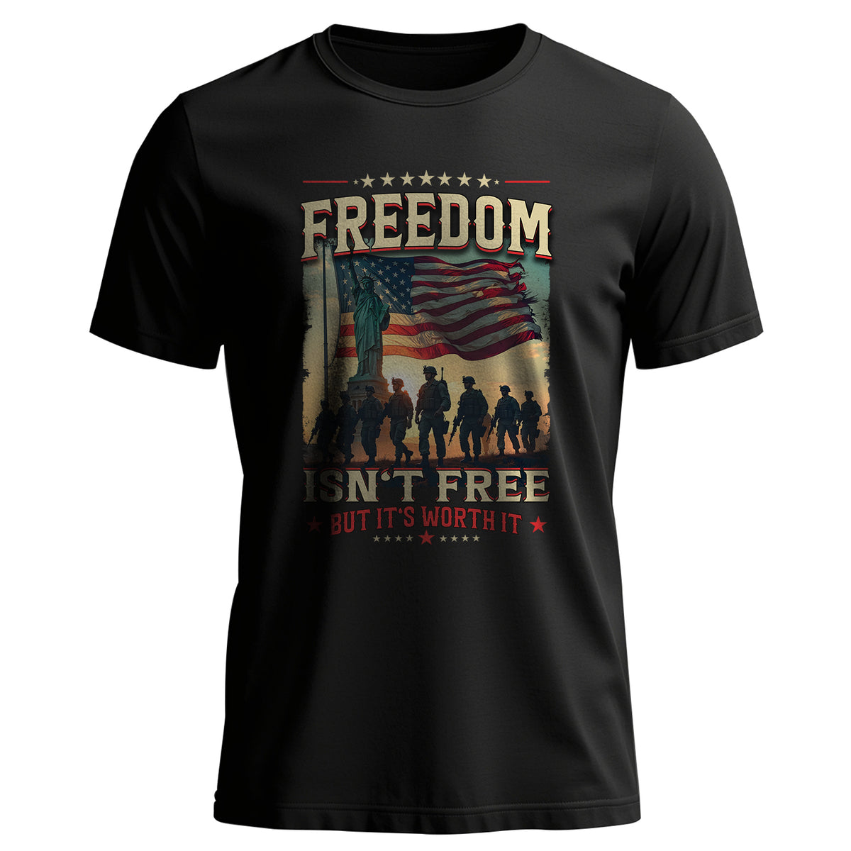 Freedom Isn’t Free But It’s Worth It Proud T-Shirt Main image