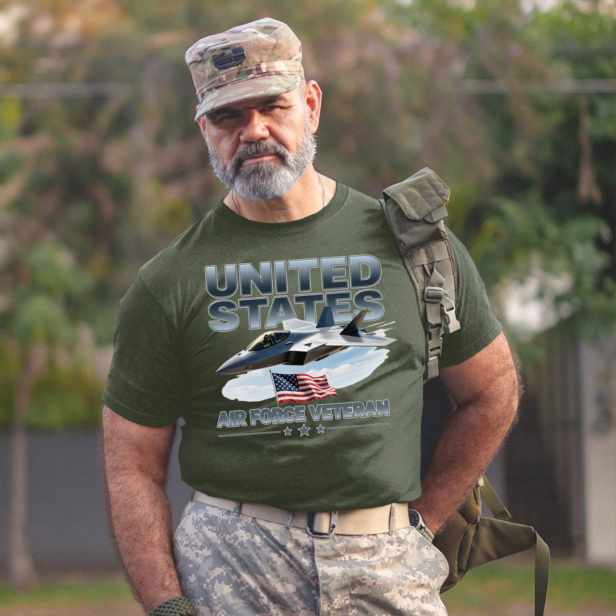 United States Air Force Veteran Proud US Military Patriotic Service Pride T-Shirt