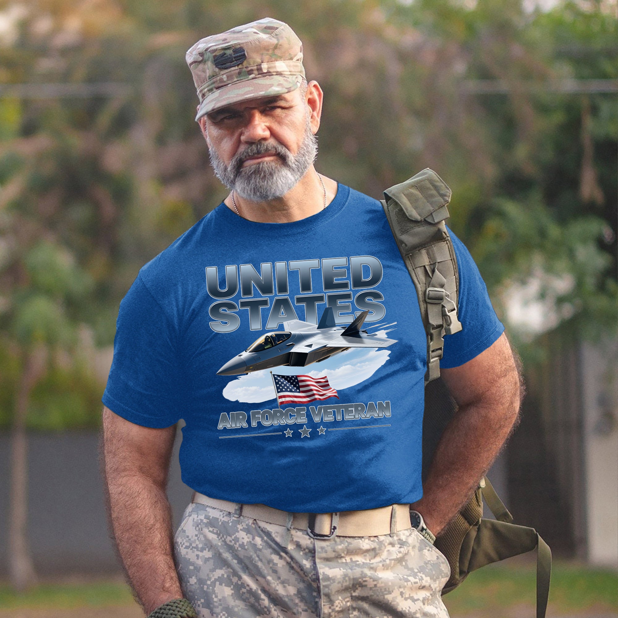 United States Air Force Veteran Proud US Military Patriotic Service Pride T-Shirt
