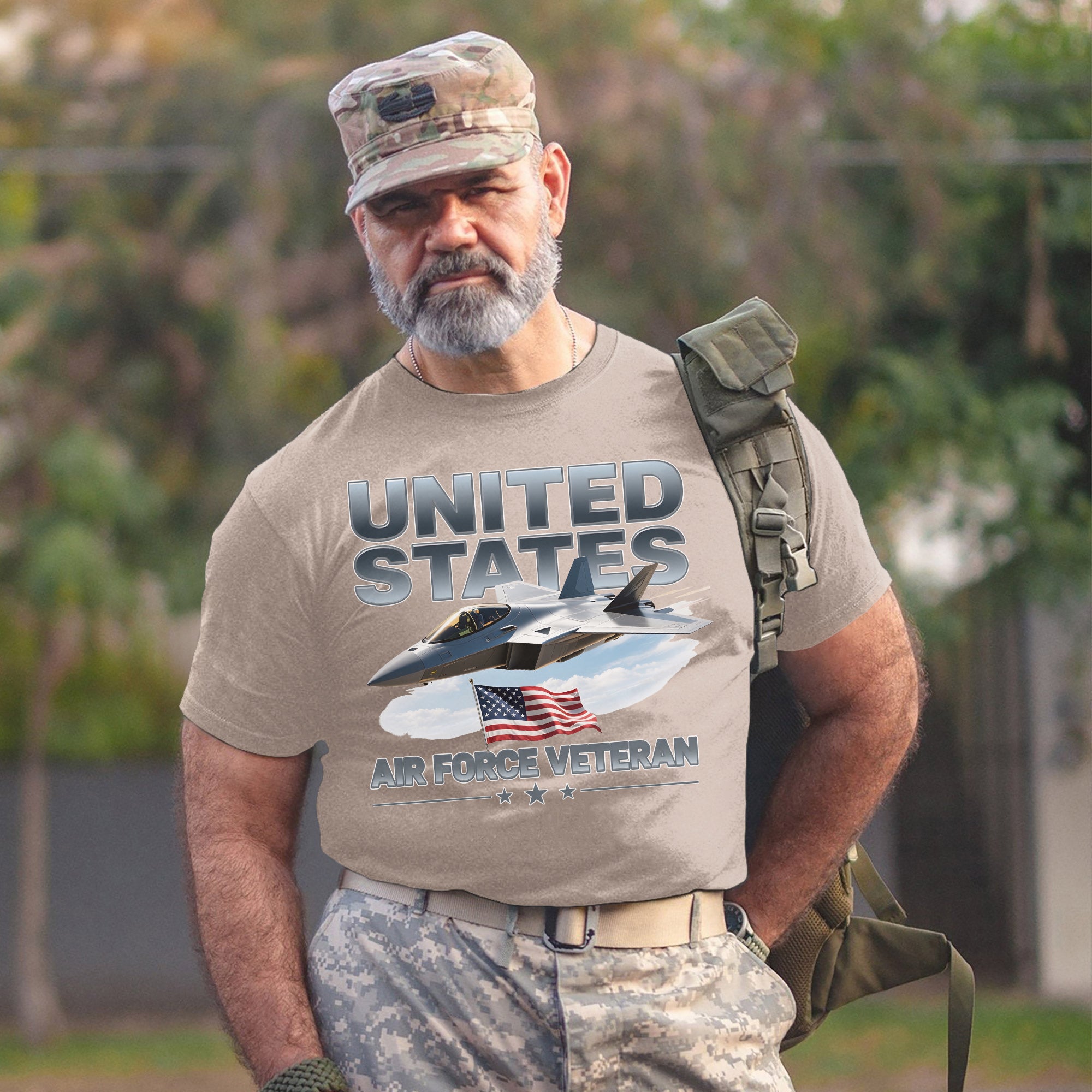 United States Air Force Veteran Proud US Military Patriotic Service Pride T-Shirt