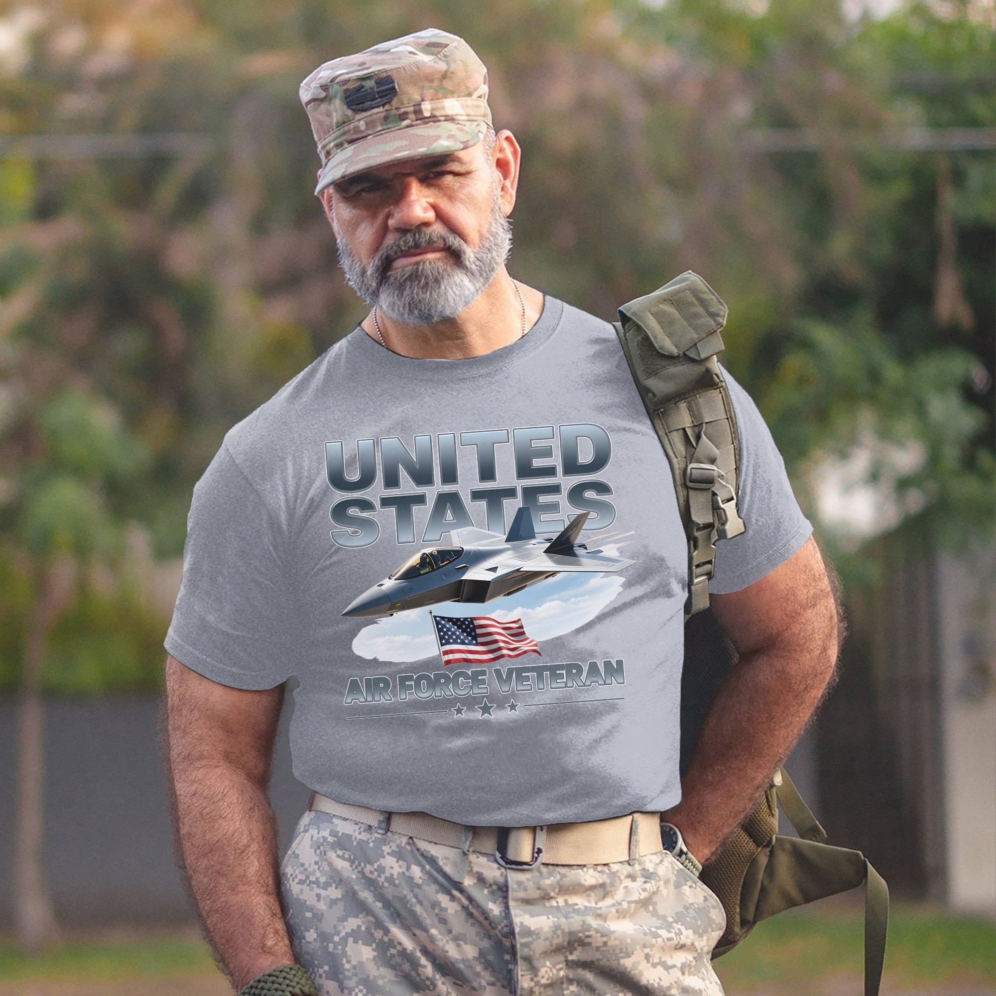 United States Air Force Veteran Proud US Military Patriotic Service Pride T-Shirt