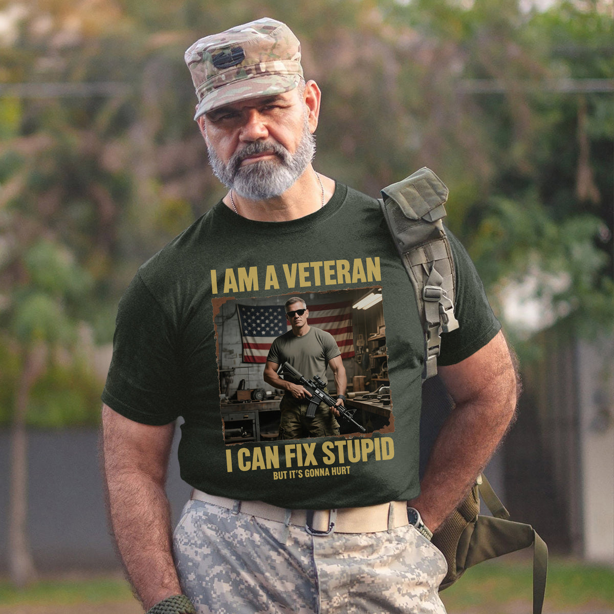 I Am a Veteran I Can Fix Stupid But It’s T-Shirt