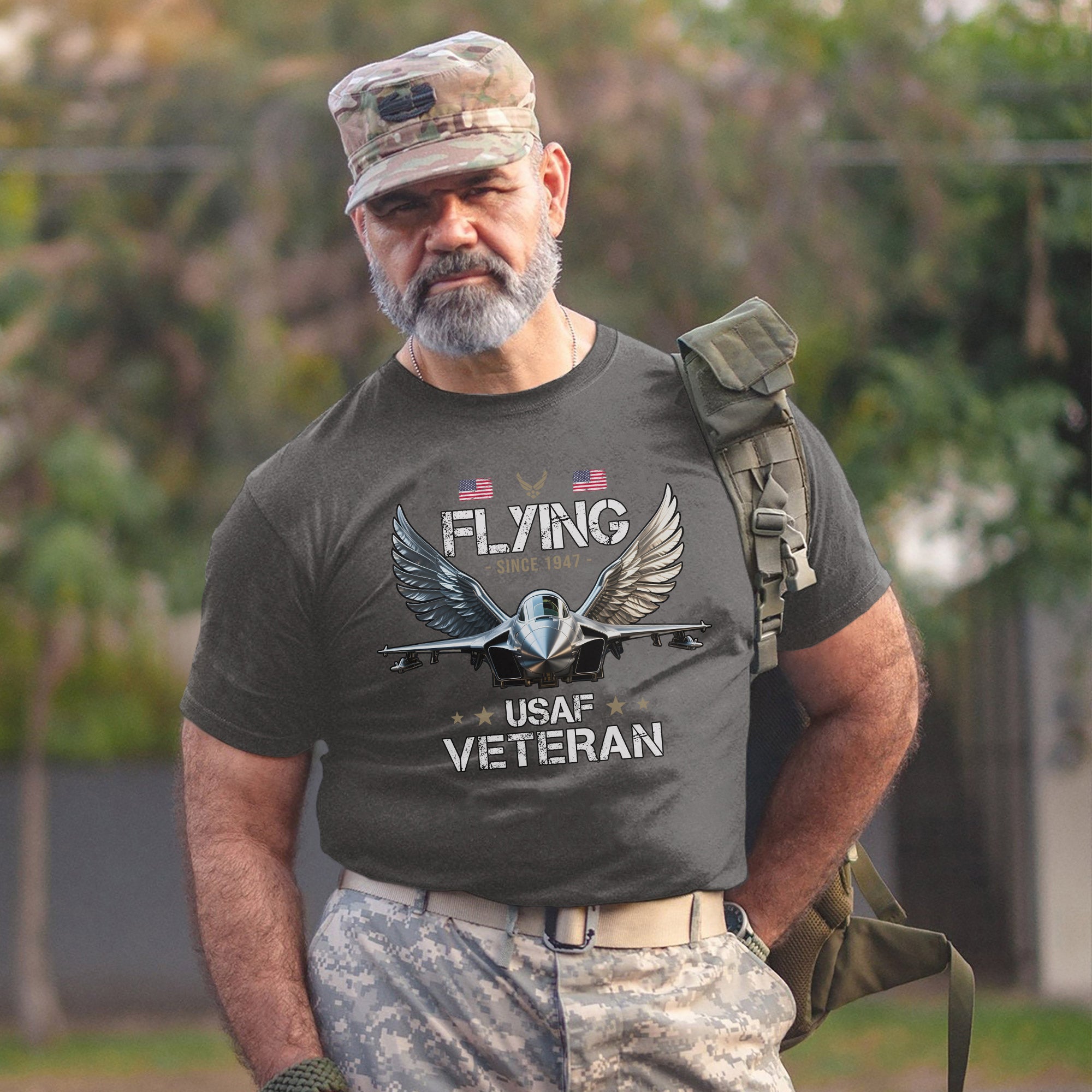 Flying Since 1947 USAF Veteran Proud United States Air Force Military Patriotic Pride T-Shirt