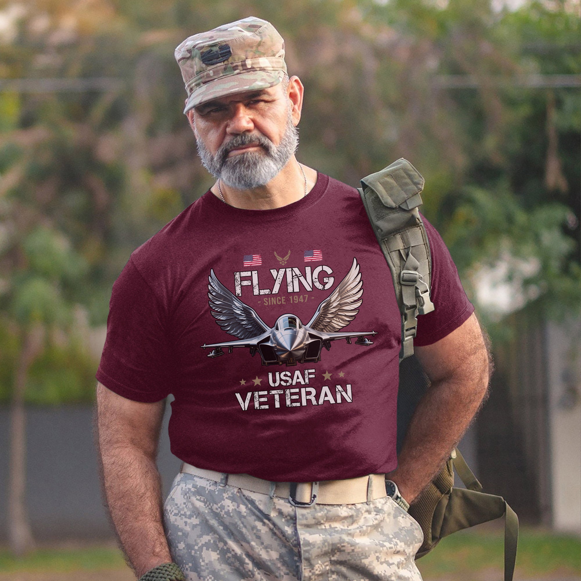 Flying Since 1947 USAF Veteran Proud United States Air Force Military Patriotic Pride T-Shirt