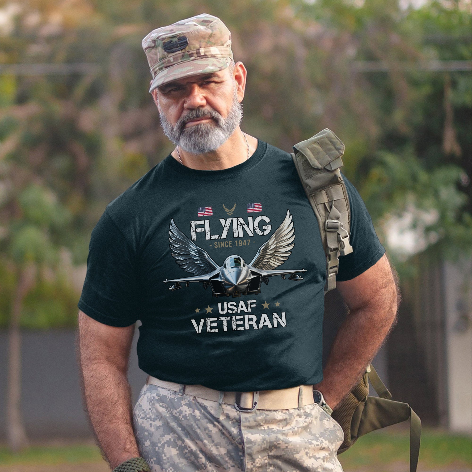 Flying Since 1947 USAF Veteran Proud United States Air Force Military Patriotic Pride T-Shirt