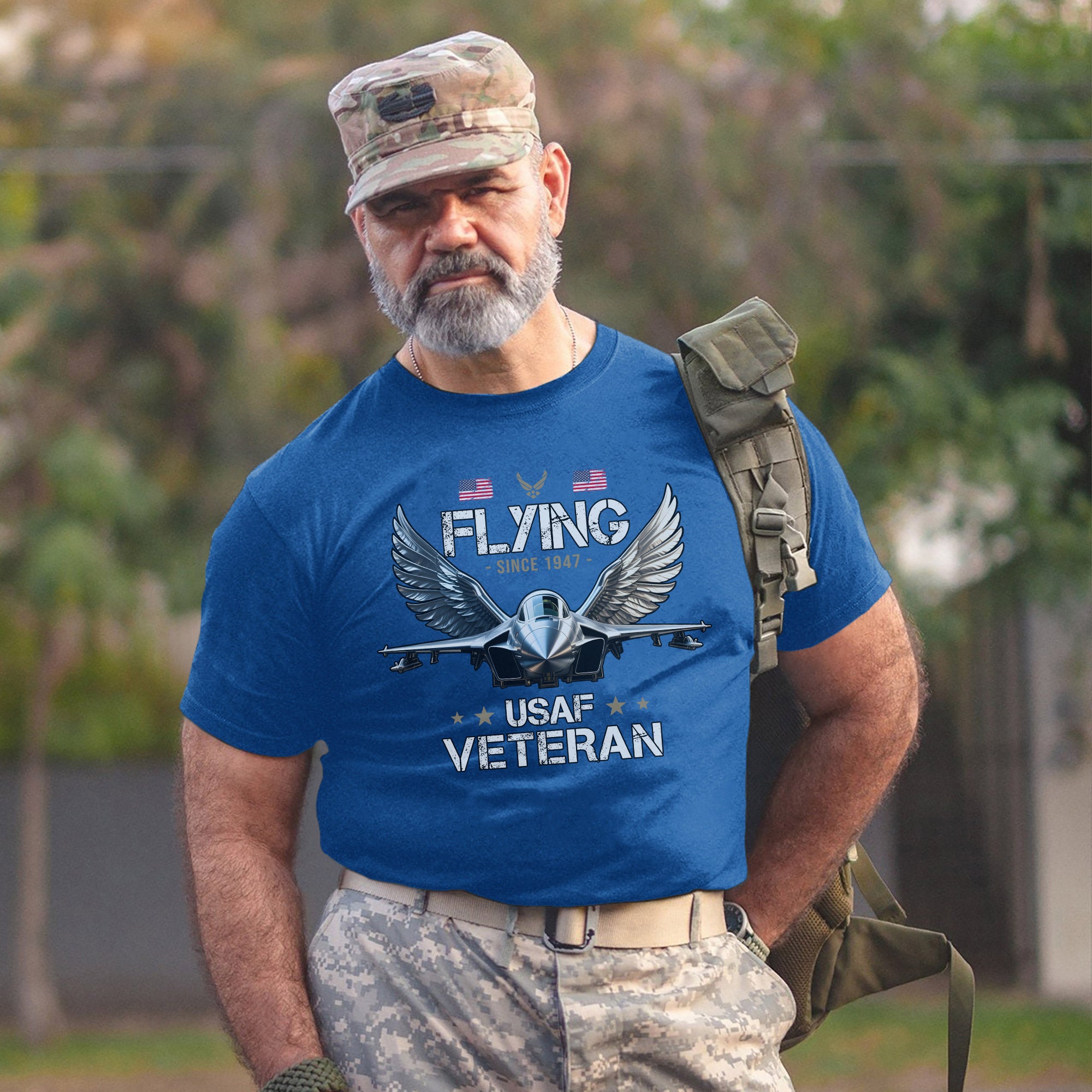 Flying Since 1947 USAF Veteran Proud United States Air Force Military Patriotic Pride T-Shirt