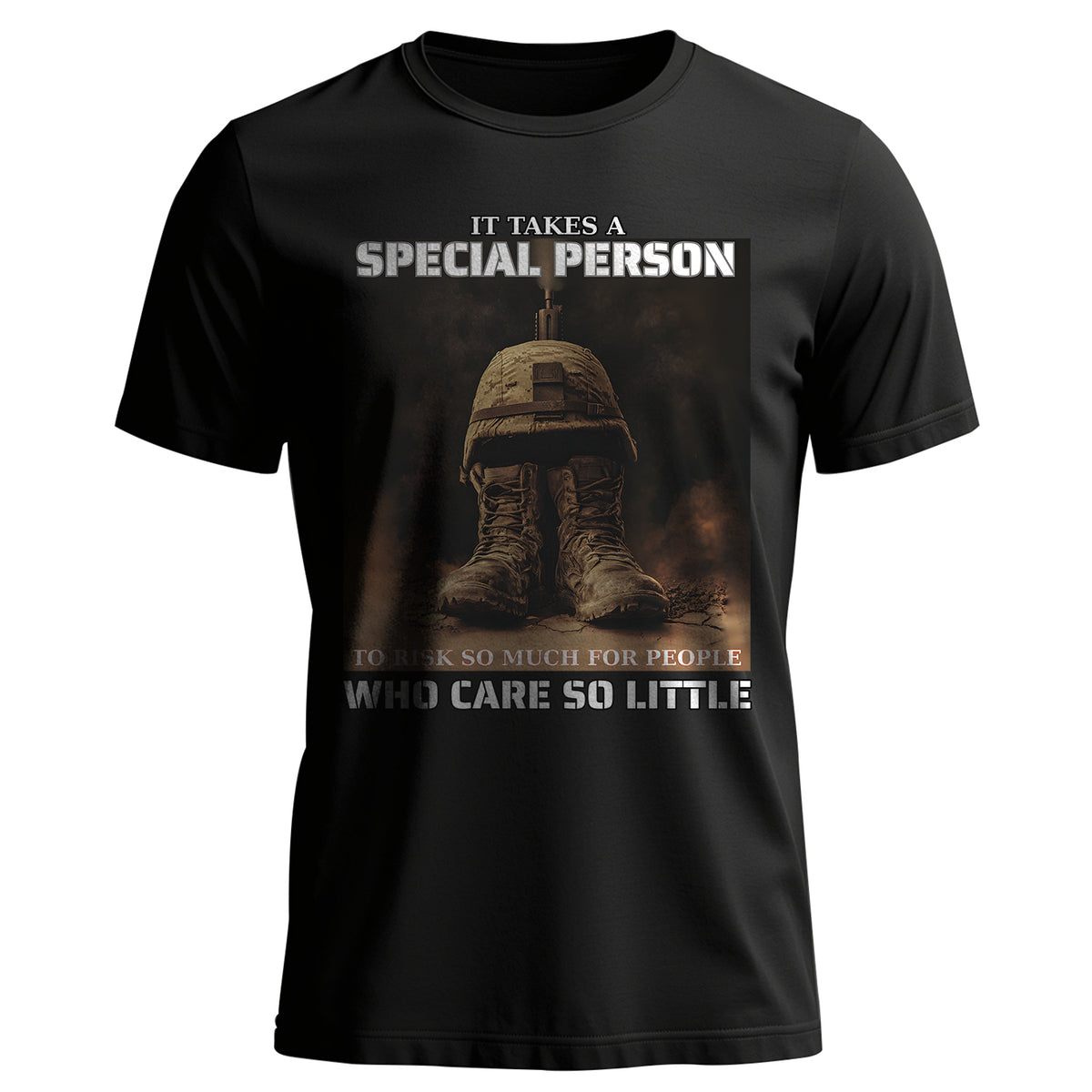 It Takes a Special Person to Risk So Much T-Shirt Main image