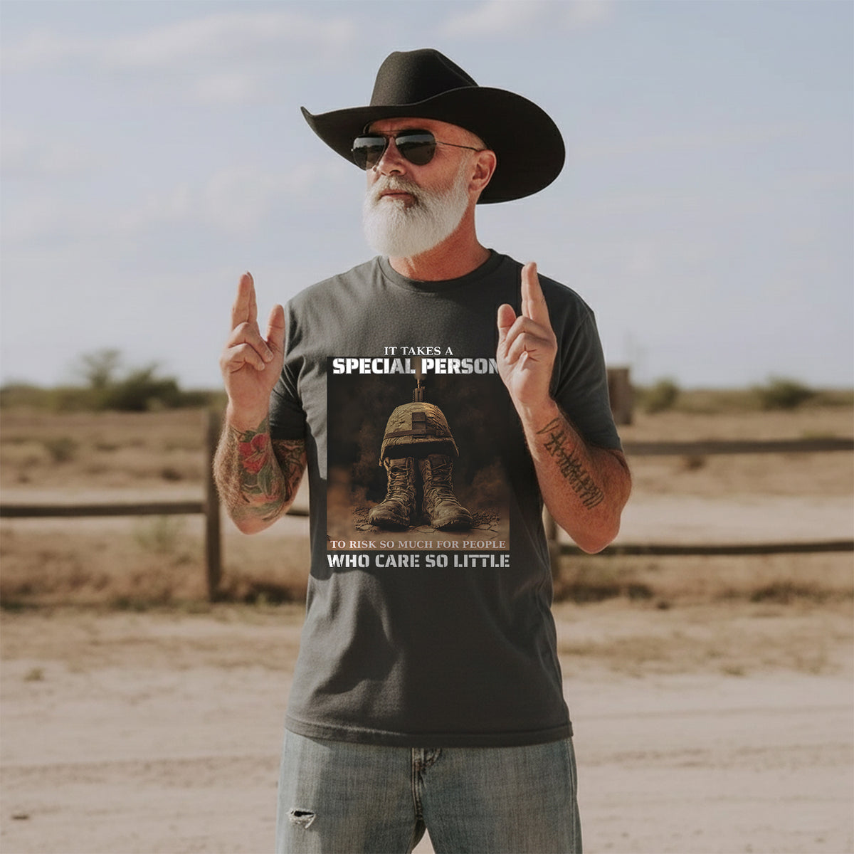 It Takes a Special Person to Risk So Much for People Who Care So Little T-Shirt